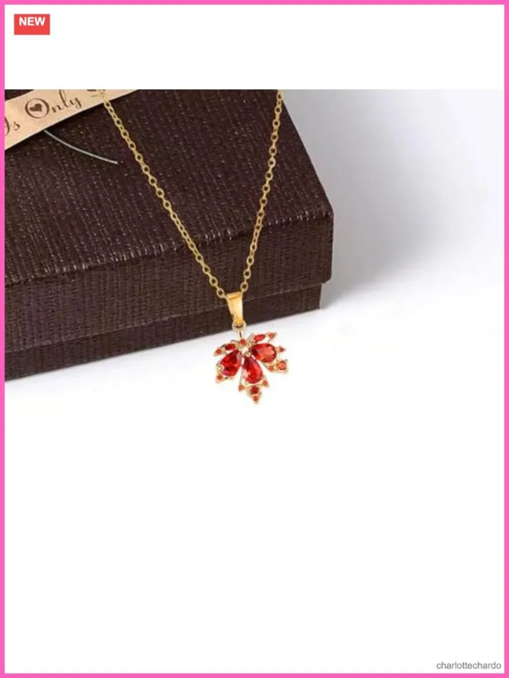 Maple Leaf Stud Earrings Rhinestone Cubic Zirconia Dangle Jewelry